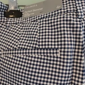 Talbots Perfect Skimmer 4P skim leg pedal pusher b